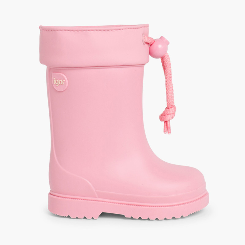 Stivali da pioggia rosa per bambini carini con farfalle Scarpe Calzature bambina Stivali 
